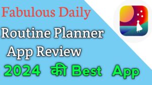 Fabulous Daily Routine Planner